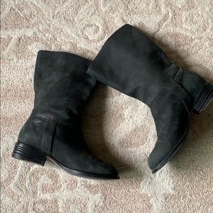 Nike Air Cole Haan Washed Black Leather Boots 6.5